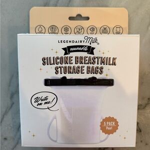 🤍Silicone Breastmilk Storage Bags
